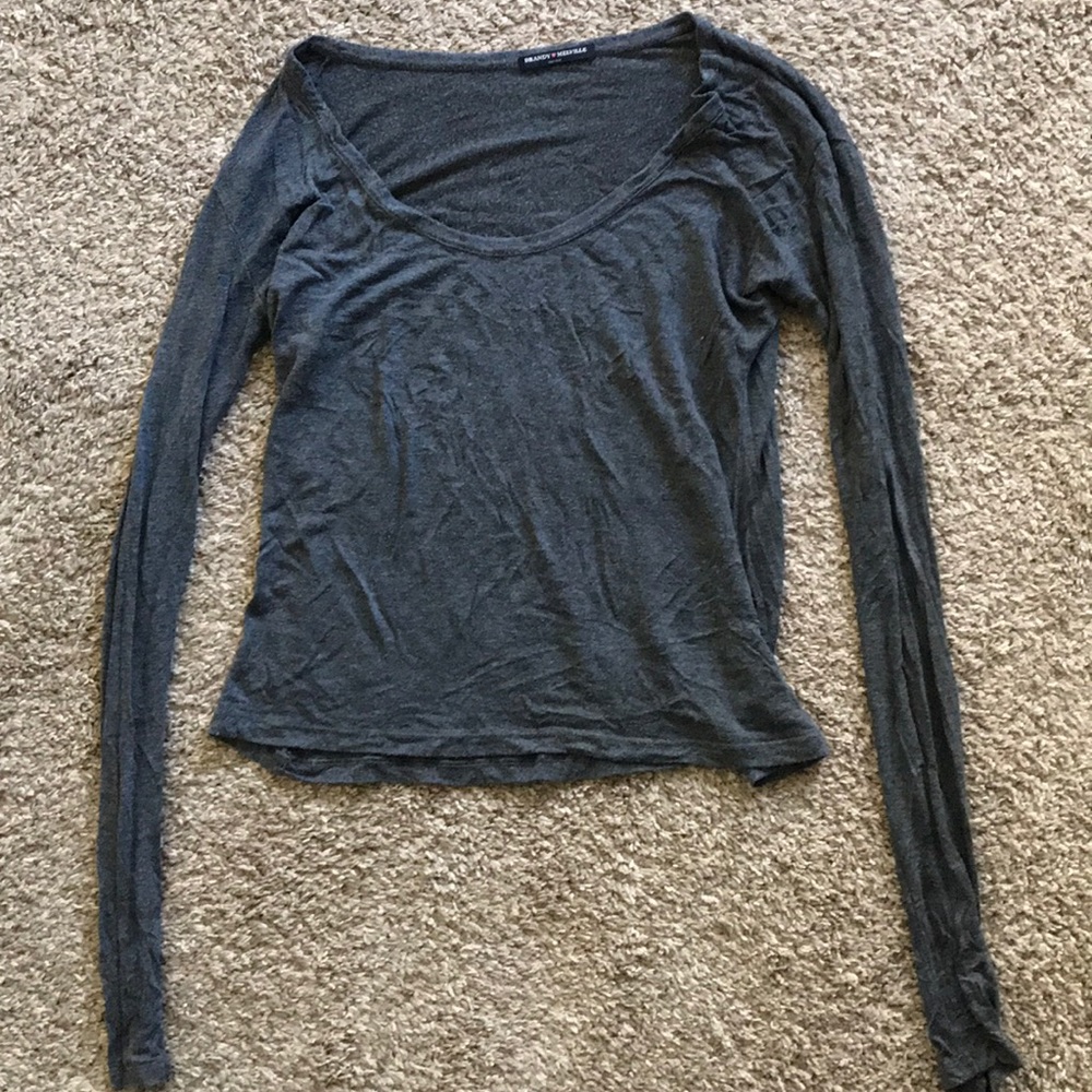 Brandy Melville long sleeve gray